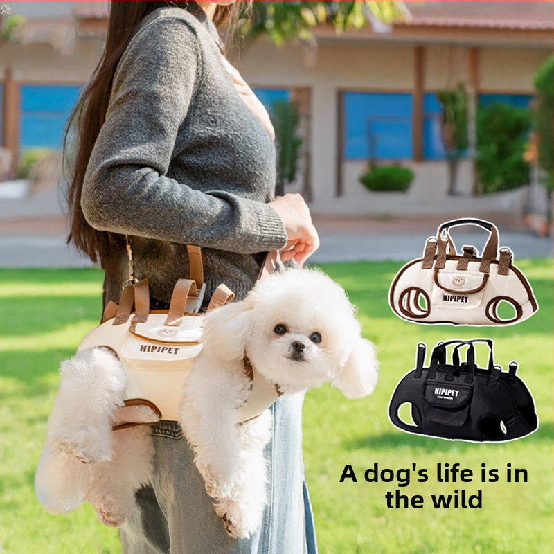 Σακίδιο πλάτης για σκύλους, μικρή τσάντα χειρός με χιαστί φερμουάρ για σκύλους και γάτες, τσάντα ώμου, τσάντα για εκδρομές κατοικίδιων, τσάντα βόλτας σκύλου