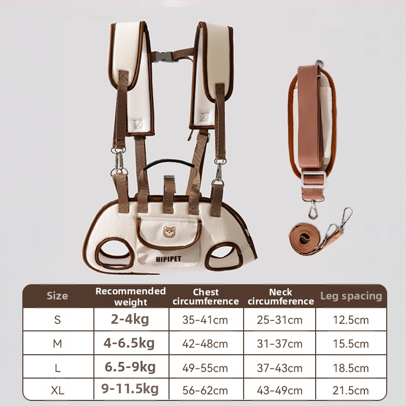 Σακίδιο πλάτης για σκύλους, μικρή τσάντα χειρός με χιαστί φερμουάρ για σκύλους και γάτες, τσάντα ώμου, τσάντα για εκδρομές κατοικίδιων, τσάντα βόλτας σκύλου