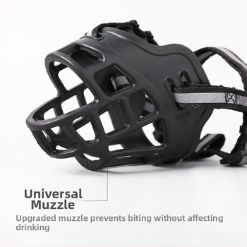 Nauja plastikinė reguliuojama šuns burnos rankovė, apsauganti nuo įkandimo, lojimo ir ėdimo, apsauganti šuns burnos rankovę, augintinių kaukė, didmeninė prekyba