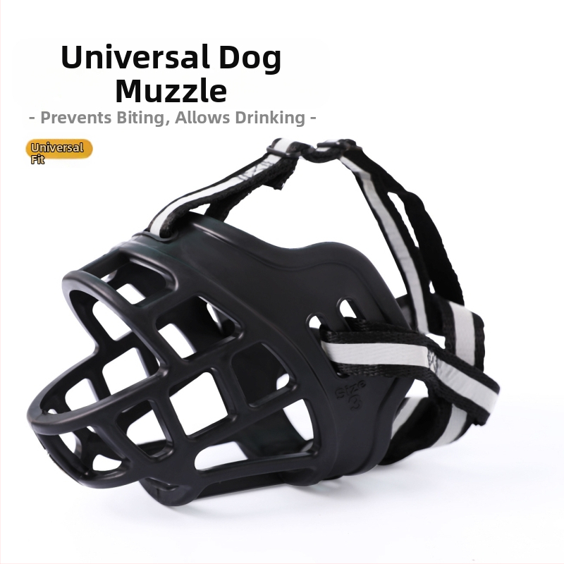 Nauja plastikinė reguliuojama šuns burnos rankovė, apsauganti nuo įkandimo, lojimo ir ėdimo, apsauganti šuns burnos rankovę, augintinių kaukė, didmeninė prekyba