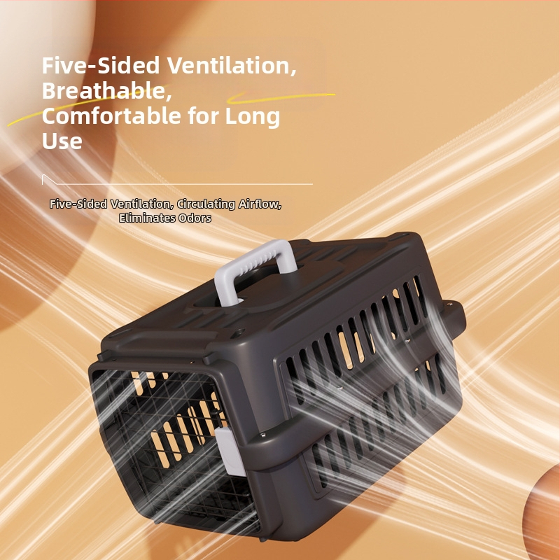 Клетка за домашни любимци, Медицинска транспортна клетка за котки, Клетка за котки, Клетка за кучета, Транспортна клетка за малки кучета, Дишаща и лека