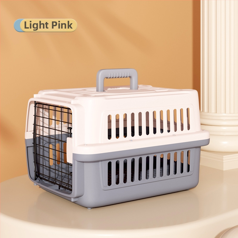 Kisállat-kellékek légitársasági szállítóketrec, macska orvosi szállítóketrec, macskaketrec, kutyaketrec, kis kutya szállítóketrec, lélegző és könnyű