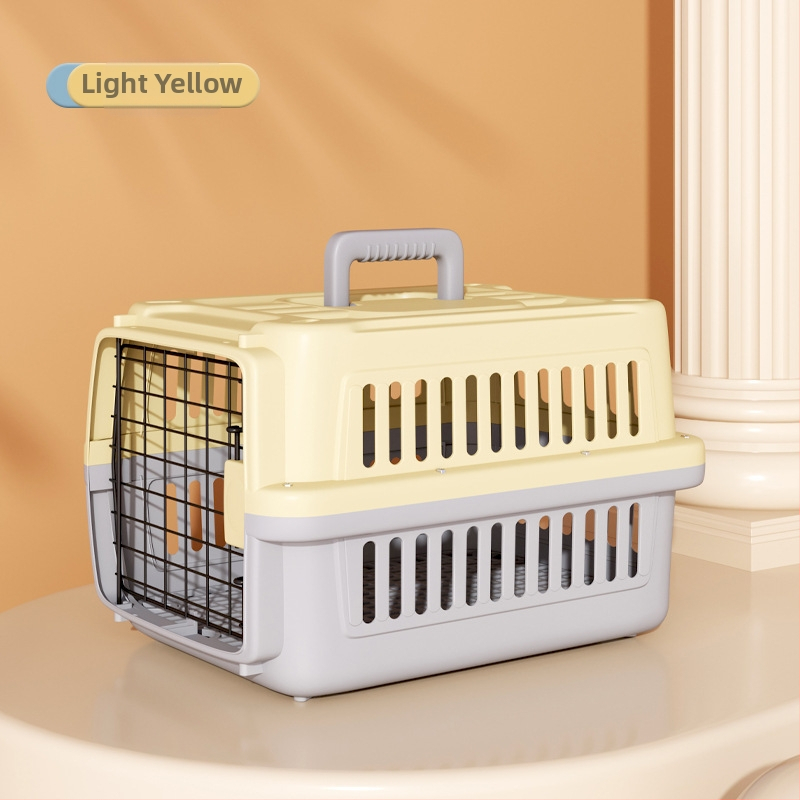 Kisállat-kellékek légitársasági szállítóketrec, macska orvosi szállítóketrec, macskaketrec, kutyaketrec, kis kutya szállítóketrec, lélegző és könnyű
