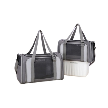 Νέα τσάντα για γάτες, πολλαπλών χρήσεων και βολικό σακίδιο πλάτης για γάτες που μεταφέρεται χιαστί για εξορμήσεις, μεγάλης χωρητικότητας, πτυσσόμενη και αναπνεύσιμη τσάντα κατοικίδιων