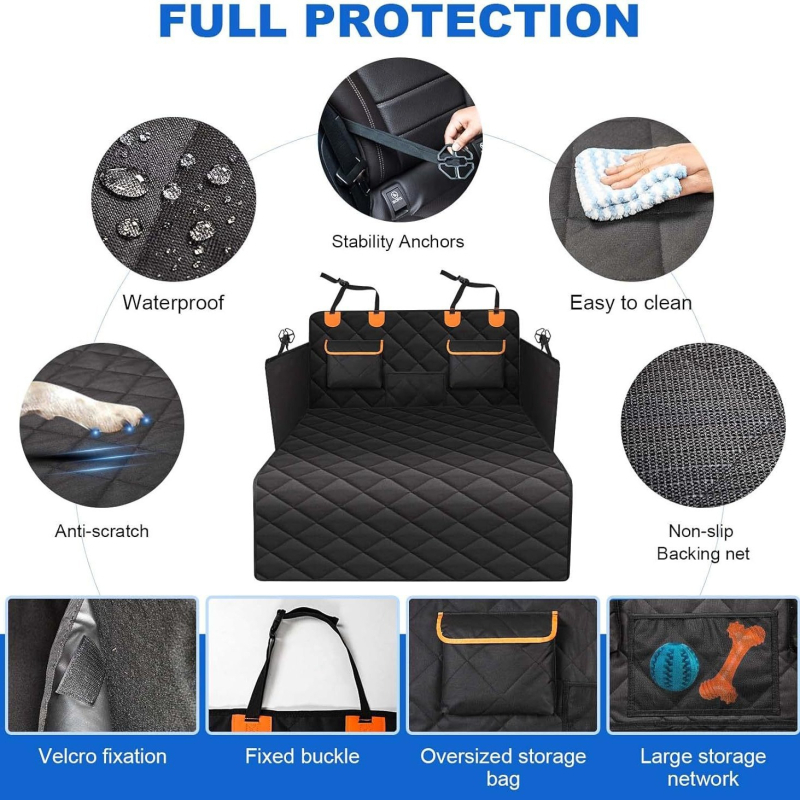 Постелка за багажник на домашен любимец Amazon, водоустойчива, против замърсяване, против надраскване, постелка за багажник на домашен любимец