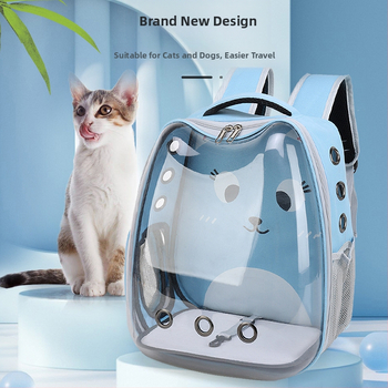 Panoraamne läbipaistev hingav kaasaskantav lemmikloomade seljakott kosmosekapsli kassikott kassipuur kassikandja seljakott