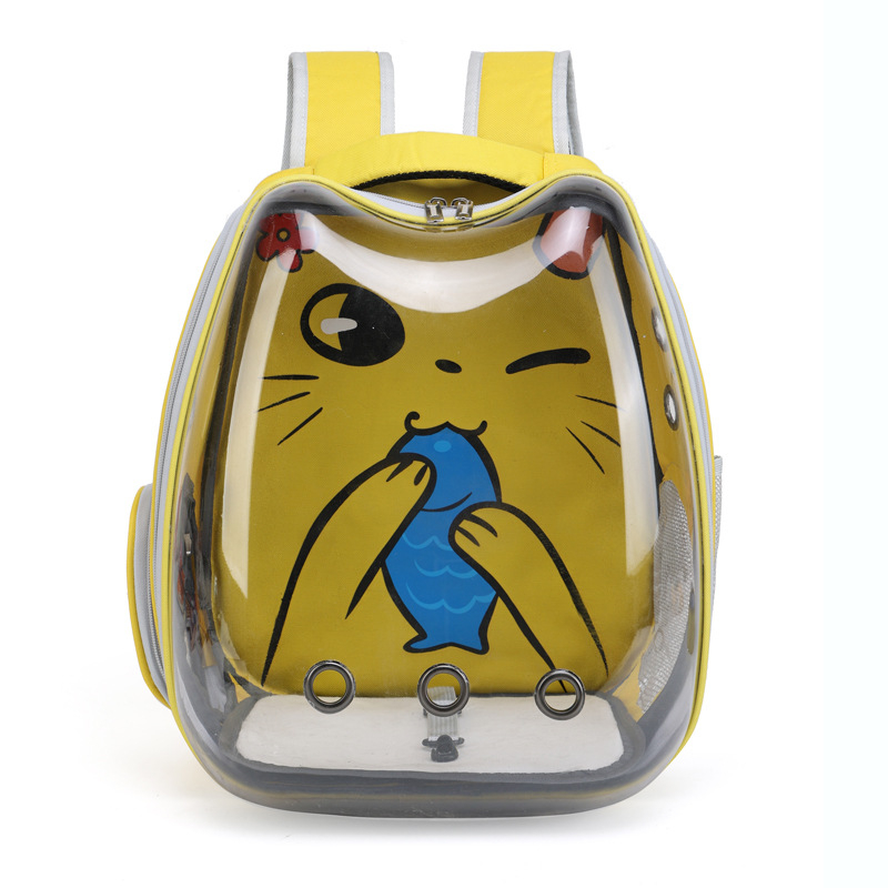 Panoraamne läbipaistev hingav kaasaskantav lemmikloomade seljakott kosmosekapsli kassikott kassipuur kassikandja seljakott