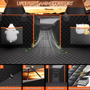 2025 Amazon Car Pet Mat Car Seat Cushion Car Dog Mat Αδιάβροχο και ανθεκτικό στη βρωμιά πίσω χαλάκι αυτοκινήτου για κατοικίδια