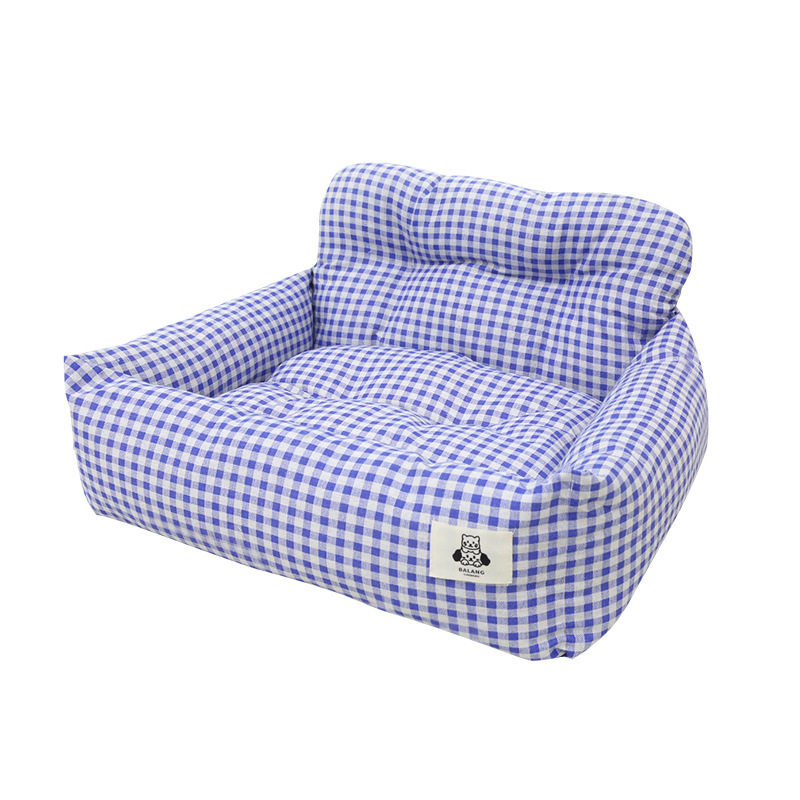 Гнездо за кола за всички сезони, предпазна възглавница за седалка за излизане, гнездо за кола, противозадавяща се кола, преносима домашна постелка за гнездо с двойна употреба