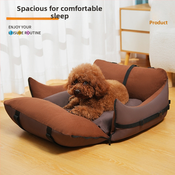 Νέο κάθισμα αυτοκινήτου για κατοικίδια, φορητό, αφαιρούμενο και πλενόμενο κάθισμα αυτοκινήτου για σκύλους, κάθισμα αυτοκινήτου για γάτες, αντιολισθητικό, παχύρρευστο, κατασκευασμένο από την παρτίδα κατασκευαστή