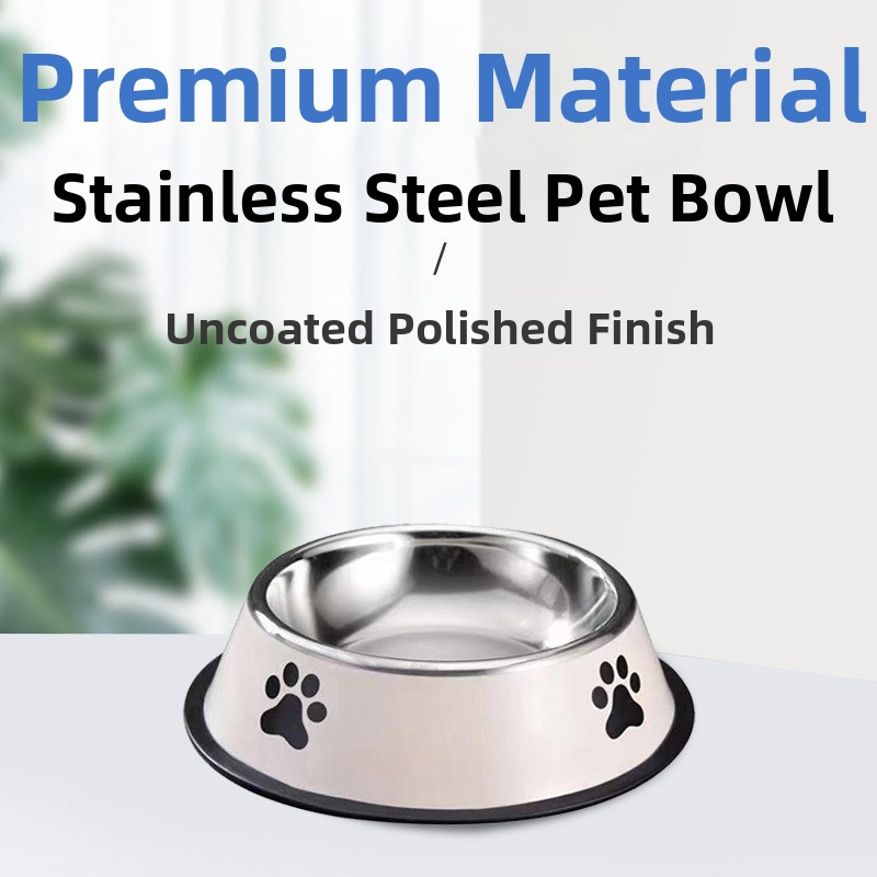 Купа за домашни любимци от неръждаема стомана, купа за котки, купа за кучета, многоспецифична антидетонационна купа за храна, прибори за хранене, консумативи за домашни любимци на едро