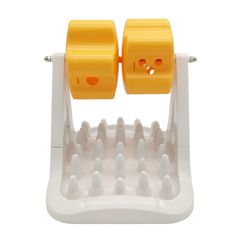 Kućni ljubimci, rotirajuća automatska hranilica za mačke i pse, spora zdjela za hranu, trener za valjkastu edukativna igračka za propuštenu hranu