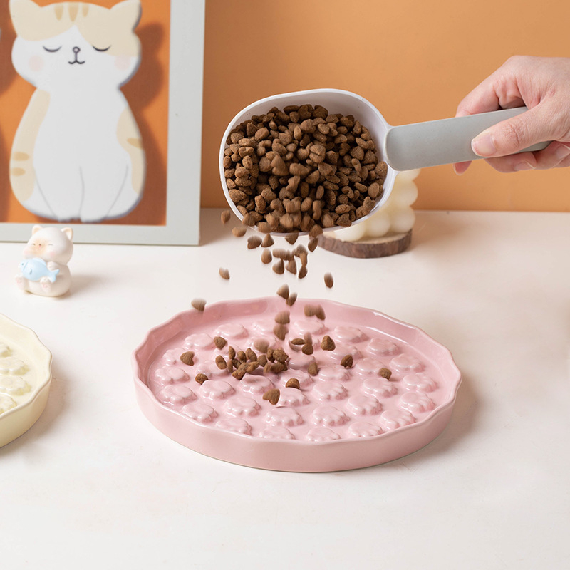 Zdjela za rižu za mačke Tanjur za lizanje mačaka Lavica za hranu za pse Zdjela za mačke Zdjela za pse Keramički tanjur za hranu za mačke Zdjela za kućne ljubimce Oprema za kućne ljubimce