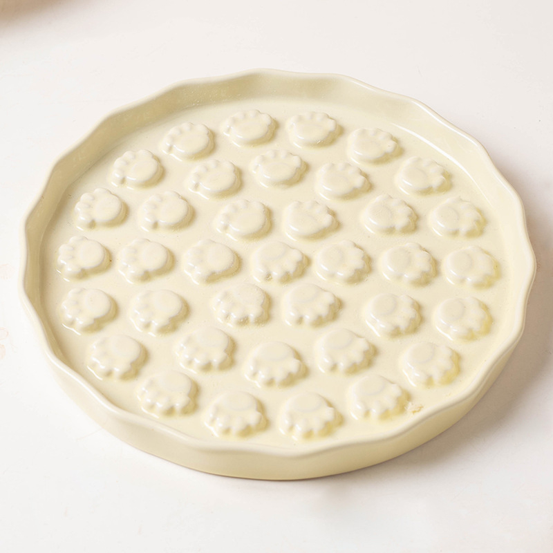 Zdjela za rižu za mačke Tanjur za lizanje mačaka Lavica za hranu za pse Zdjela za mačke Zdjela za pse Keramički tanjur za hranu za mačke Zdjela za kućne ljubimce Oprema za kućne ljubimce