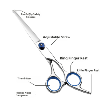 Ψαλίδι κατοικίδιων ζώων απευθείας από το εργοστάσιο επαγγελματικό ψαλίδι κουρέματος μαλλιών σκύλου Ψαλίδι κουρέματος μαλλιών Teddy στολή κουρέματος ομορφιάς κατοικίδιων ζώων