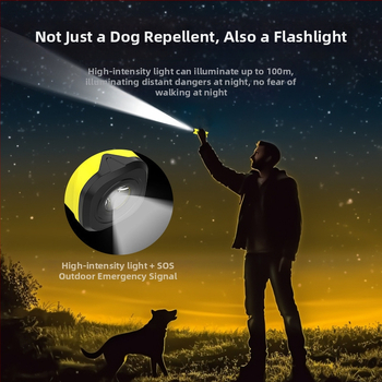 Νέος υπερηχητικός εκπαιδευτής σκύλων Amazon, ελαφρύς εκπαιδευτής σκύλων με τρία κεφάλια, υπερηχητικός εκπαιδευτής σκύλων