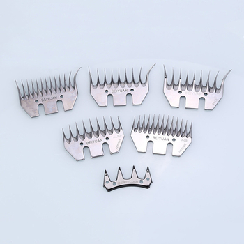 Elektrinių vilnos žirklių ašmenys Vilnos kirpimo mašinėlės specialus ašmenys 9 dantys 13 tiesių dantų lenktų dantų kirpimo mašinos ašmenys