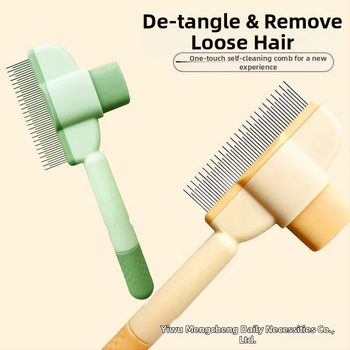 Гребен за отваряне на възли за котки, гребен за обезкосмяване с плаваща повърхност, гребен за масаж на котки, гребен за самопочистване, гребен против бълхи, гребен с игла, универсален производител за котки и кучета