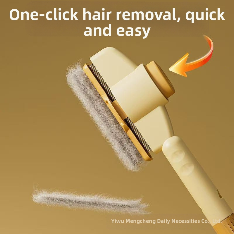 Гребен за отваряне на възли за котки, гребен за обезкосмяване с плаваща повърхност, гребен за масаж на котки, гребен за самопочистване, гребен против бълхи, гребен с игла, универсален производител за котки и кучета