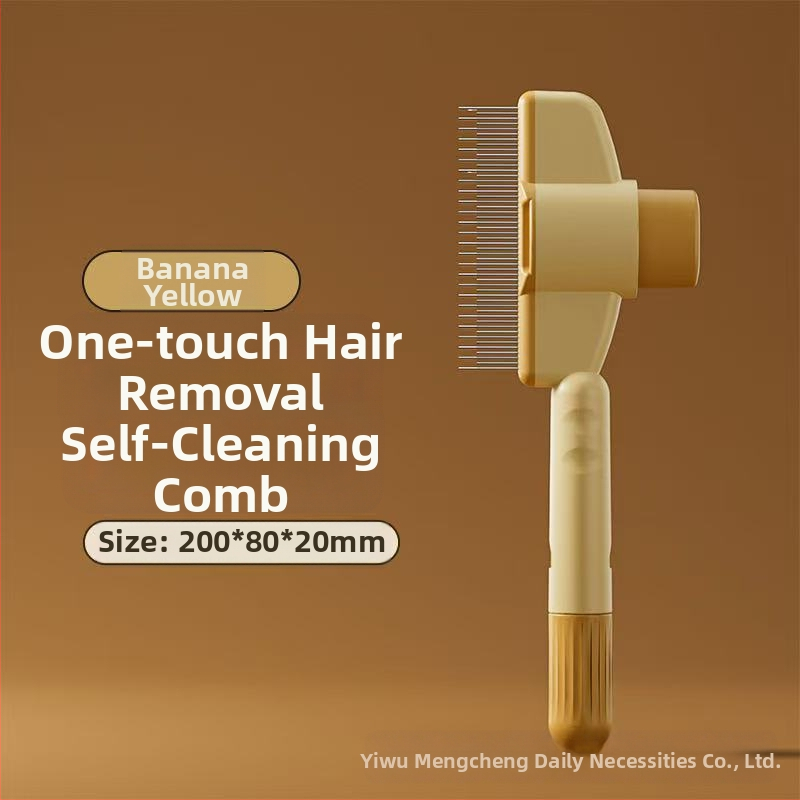 Гребен за отваряне на възли за котки, гребен за обезкосмяване с плаваща повърхност, гребен за масаж на котки, гребен за самопочистване, гребен против бълхи, гребен с игла, универсален производител за котки и кучета