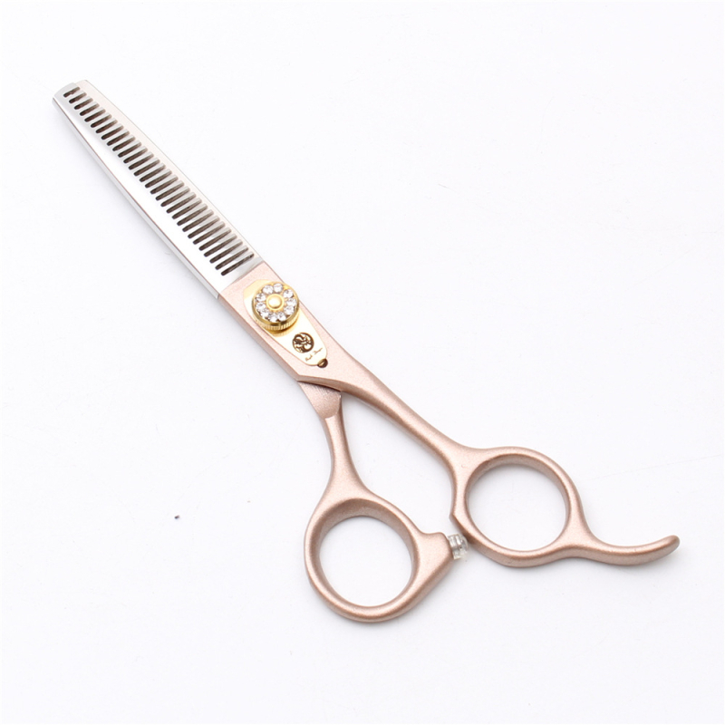 Лилав дракон 5.5-инчови/6.0/7-инчови ножици с плоски зъби, розово злато, ножици за бретон, изтъняване на косата, професионални фризьорски ножици