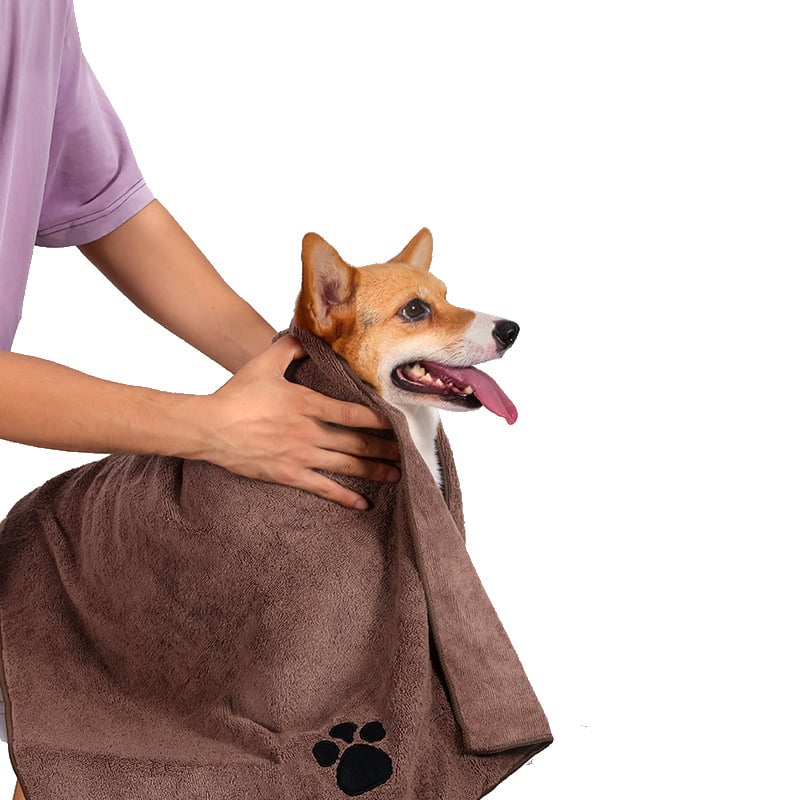 Mikrošķiedras mājdzīvnieku vannas dvielis, spēcīgs, absorbējošs, ātri žūstošs, mājdzīvnieku kopšanas dvielis, zooveikals, suns, kaķis, dāvana