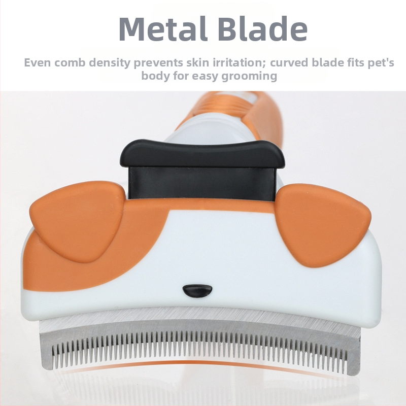 Гребен за домашни любимци Гребен за обезкосмяване на котки Нож за обезкосмяване Гребен за обезкосмяване на кучета Тънък гребен за обезкосмяване