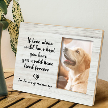 Рамка за снимки в памет на куче Мемориална снимка Рамка за снимки в памет на домашен любимец Рамка за снимки в памет на куче и котка Мемориална рамка за снимки в памет на подаръчна маса
