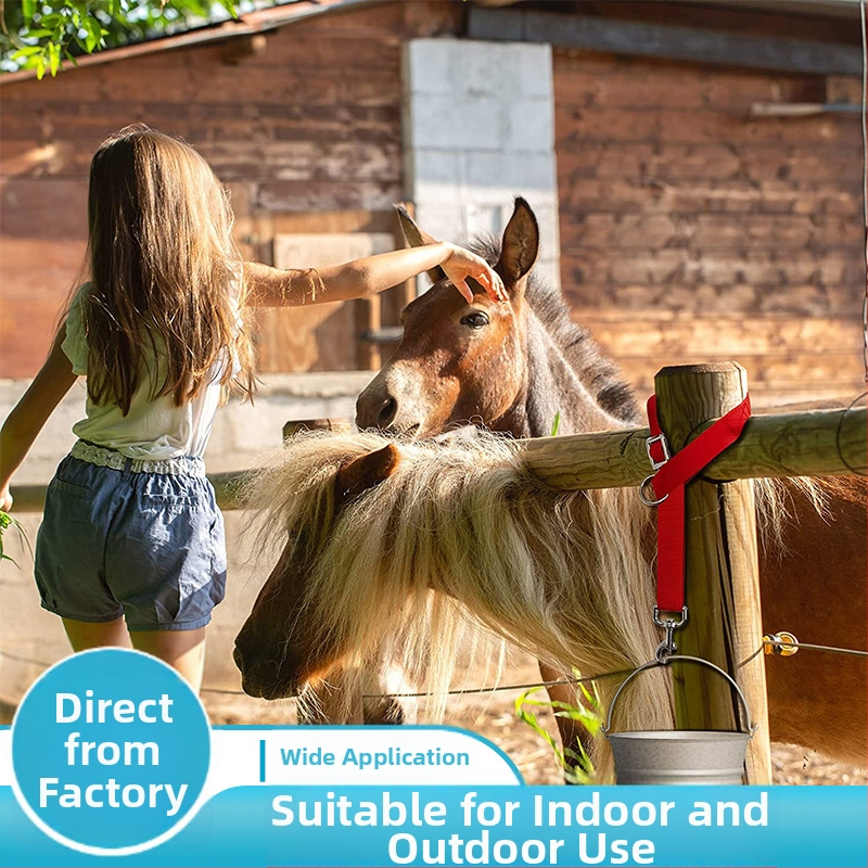 Трансграничен популярен регулируем найлонов колан, тежкотоварен ремък за кофа за коне, каишка за ремарке за коне, селскостопански колан за окачване на кофа