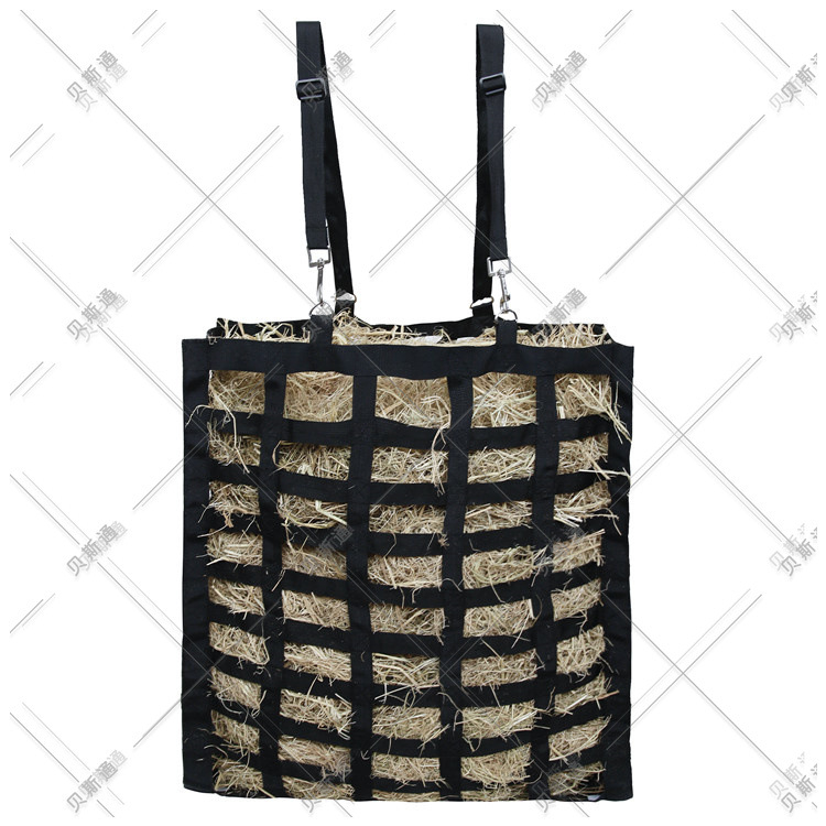 Piiriülene Amazoni suure mahutavusega mitme võrguga täispaelaga hobuse heinakott kuiva rohuga kott aeglaselt söötmiseks mõeldud heinakott