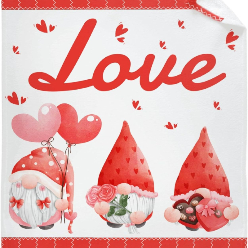 Punase südamemustriga sõbrapäeva tekk flanellmaterjalist pühadekingitus poiss- ja tüdruksõbrale