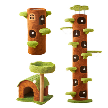 Macskamászó állvány Macskafészek Macskafa Integrált macskakellékek Four Seasons Univerzális Háztartási Macskajáték Kis Lakás Szizál Kapaszkodóoszlop
