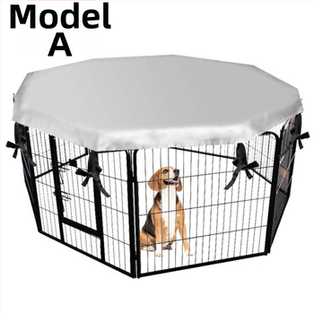 Κάλυμμα οροφής για φωλιά κατοικίδιων ζώων σε διασυνοριακό περιβάλλον, αδιάβροχο και αδιάβροχο κάλυμμα κλουβιού σκύλου, σκίαση και αναπνεύσιμο οκτάγωνο κάλυμμα οροφής