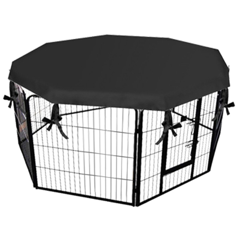 Prekogranični stropni pokrov za gnijezdo za kućne ljubimce, vanjsko dvorište, vodootporni i otporni na kišu, pokrov za pseće kaveze, sjenčanje i prozračni osmerokutni stropni pokrov