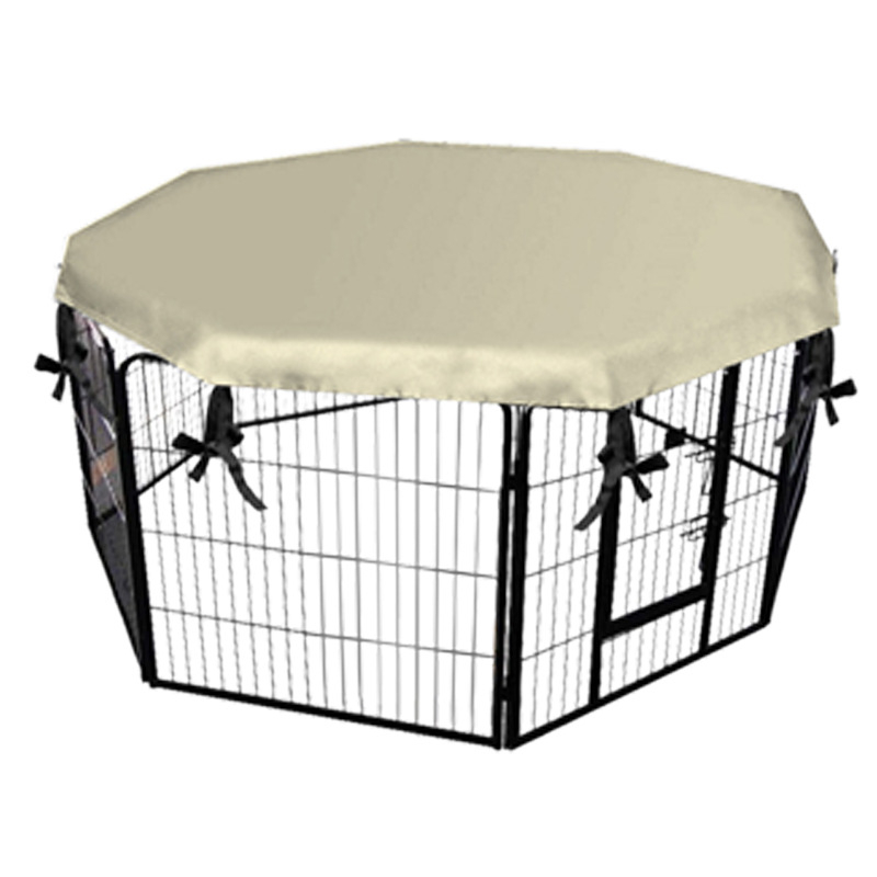 Prekogranični stropni pokrov za gnijezdo za kućne ljubimce, vanjsko dvorište, vodootporni i otporni na kišu, pokrov za pseće kaveze, sjenčanje i prozračni osmerokutni stropni pokrov