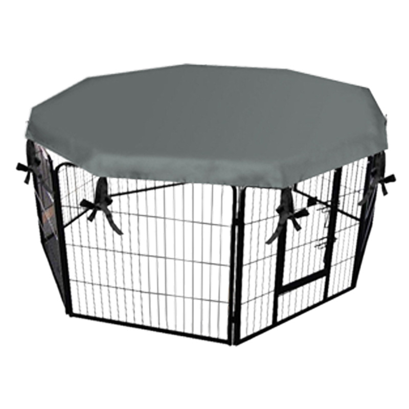 Prekogranični stropni pokrov za gnijezdo za kućne ljubimce, vanjsko dvorište, vodootporni i otporni na kišu, pokrov za pseće kaveze, sjenčanje i prozračni osmerokutni stropni pokrov