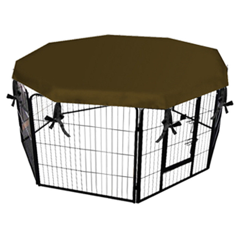 Prekogranični stropni pokrov za gnijezdo za kućne ljubimce, vanjsko dvorište, vodootporni i otporni na kišu, pokrov za pseće kaveze, sjenčanje i prozračni osmerokutni stropni pokrov