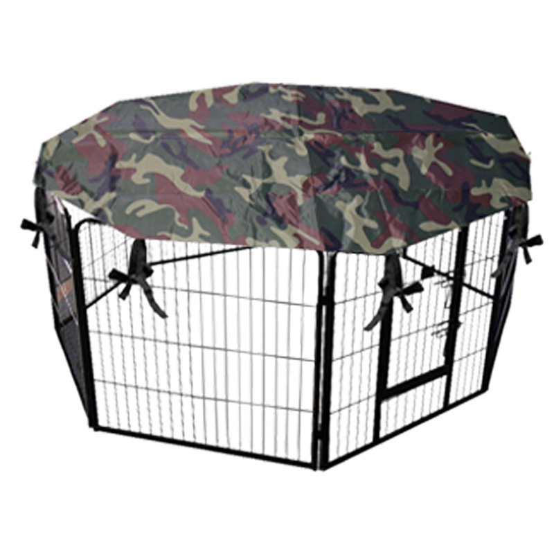 Prekogranični stropni pokrov za gnijezdo za kućne ljubimce, vanjsko dvorište, vodootporni i otporni na kišu, pokrov za pseće kaveze, sjenčanje i prozračni osmerokutni stropni pokrov