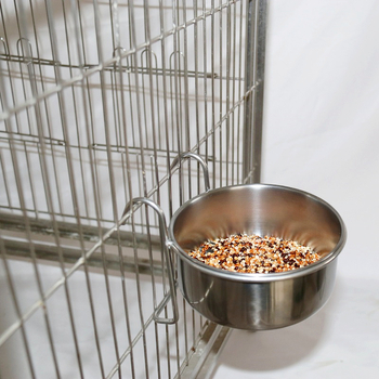 Μπολ για σκύλους Κύπελλο για σκύλους από ανοξείδωτο ατσάλι, γάτα, τροφή για σκύλους, ποτήρι νερού, κρεμαστό σταυρό περίγραμμα, ζεστό σε απόθεμα, εργοστάσιο χονδρικής, ποτήρι πουλιών