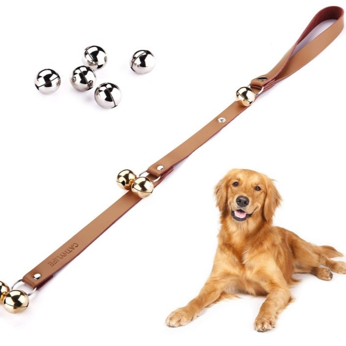 Prekogranični Amazon Pet Supplies Prava kravlja koža Konop za zvono za vrata Kućni ljubimci Zvono za dresuru pasa Konop za zvono za mačke i pse