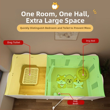 Φράχτης κατοικίδιων ζώων, ένα δωμάτιο, ένας σκύλος φύλακας, εσωτερικό κλουβί για σκύλους, μεσαίου και μικρού μεγέθους, φράχτης πόρτας απομόνωσης Bixiong