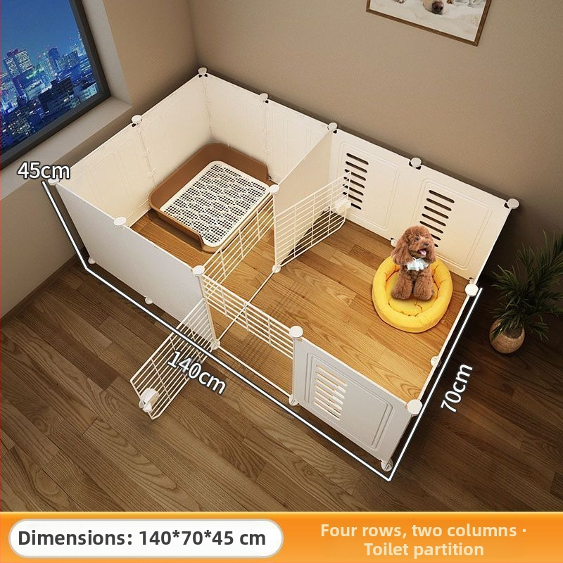Ograda za kućne ljubimce, jedna soba, jedan pas čuvar, unutarnji kavez za pse, srednji i mali pas, plišani plišani pas, Bixiong izolacijska ograda s vratima
