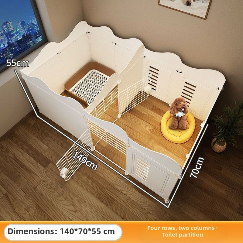 Ograda za kućne ljubimce, jedna soba, jedan pas čuvar, unutarnji kavez za pse, srednji i mali pas, plišani plišani pas, Bixiong izolacijska ograda s vratima