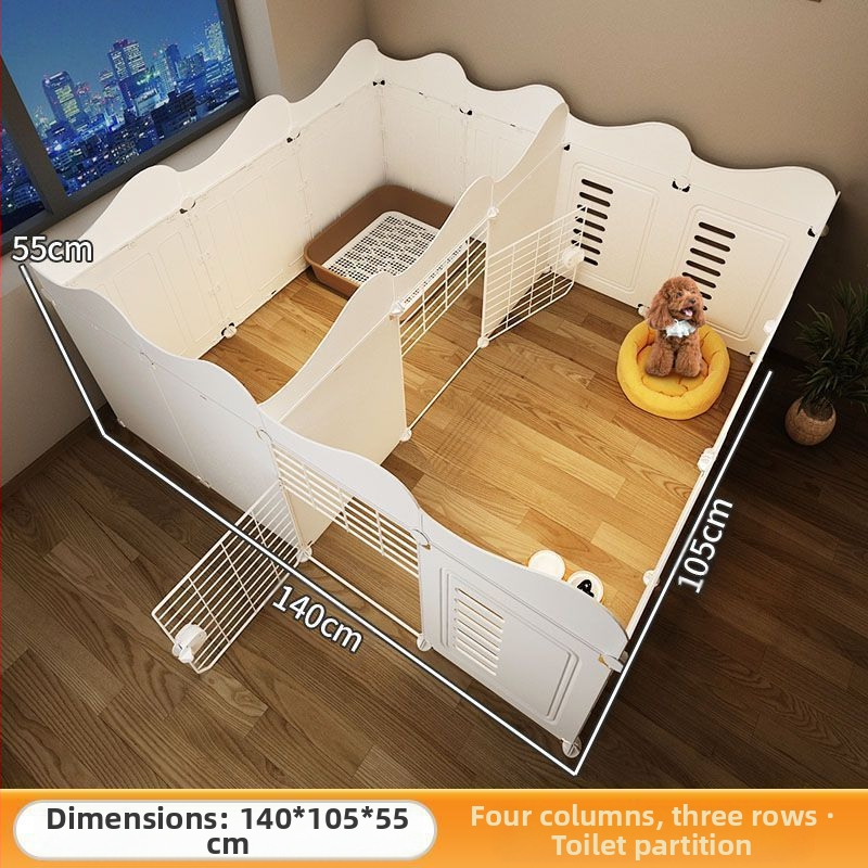 Ograda za kućne ljubimce, jedna soba, jedan pas čuvar, unutarnji kavez za pse, srednji i mali pas, plišani plišani pas, Bixiong izolacijska ograda s vratima