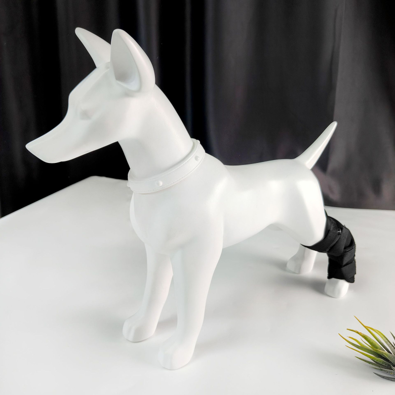 Защитно покривало за фрактури на краката на кучета, наколенки за кучета, фиксирана защитна екипировка за наранявания, спомагателен колан за скоби за предни и задни крака на домашни любимци