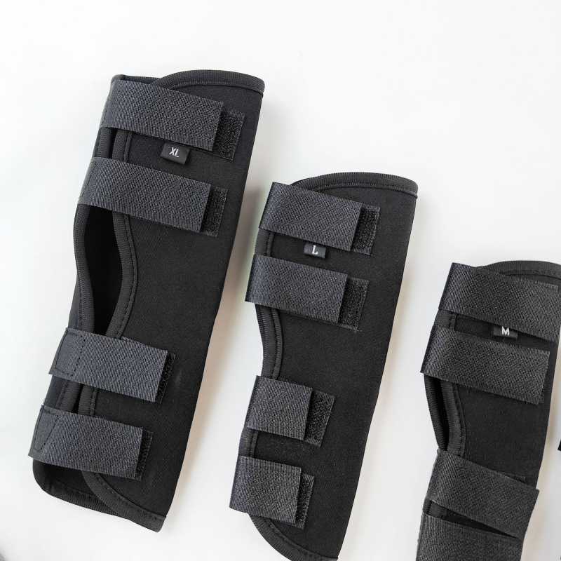 Защитно покривало за фрактури на краката на кучета, наколенки за кучета, фиксирана защитна екипировка за наранявания, спомагателен колан за скоби за предни и задни крака на домашни любимци