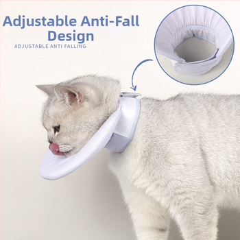 Nový multifunkčný obojok na domáce zvieratá, uterák na sliny, ľahký obojok proti olizovaniu.