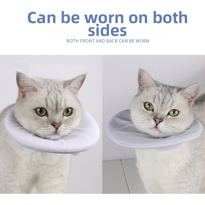 Nový multifunkčný obojok na domáce zvieratá, uterák na sliny, ľahký obojok proti olizovaniu.