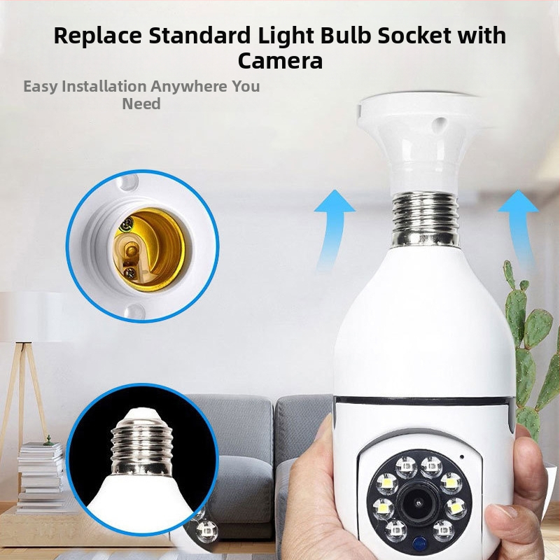 V380 nuotolinio stebėjimo kamera 2 milijonai tuya panoraminė išmanioji HD lemputės tipo Okam stebėjimo kamera