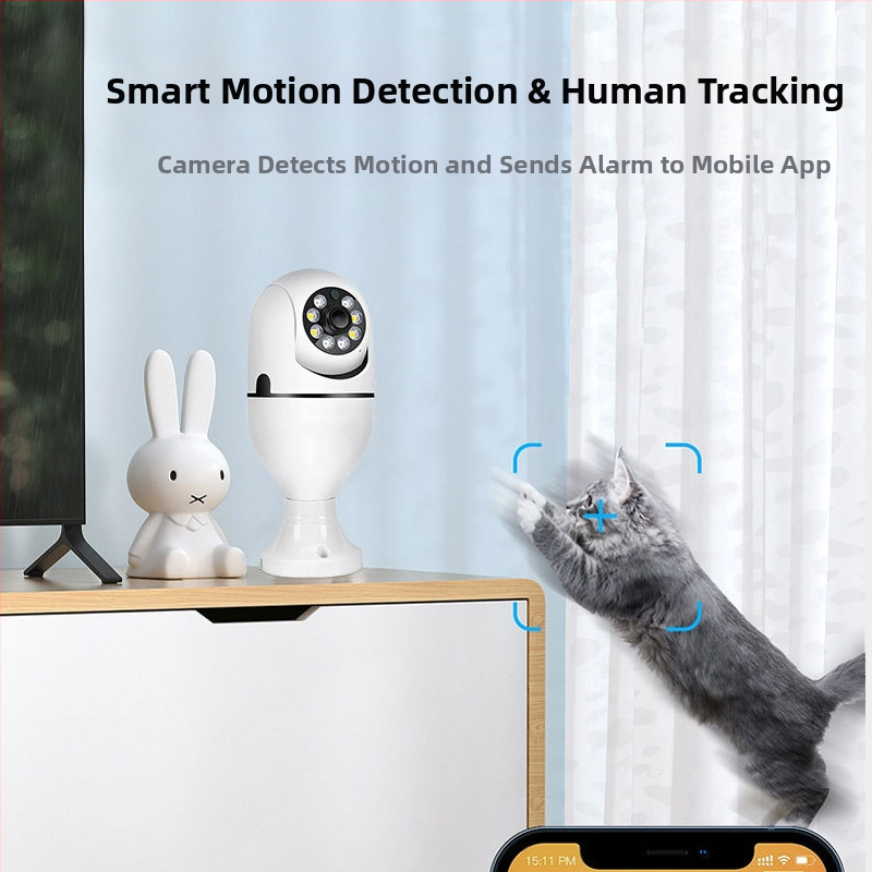 V380 nuotolinio stebėjimo kamera 2 milijonai tuya panoraminė išmanioji HD lemputės tipo Okam stebėjimo kamera